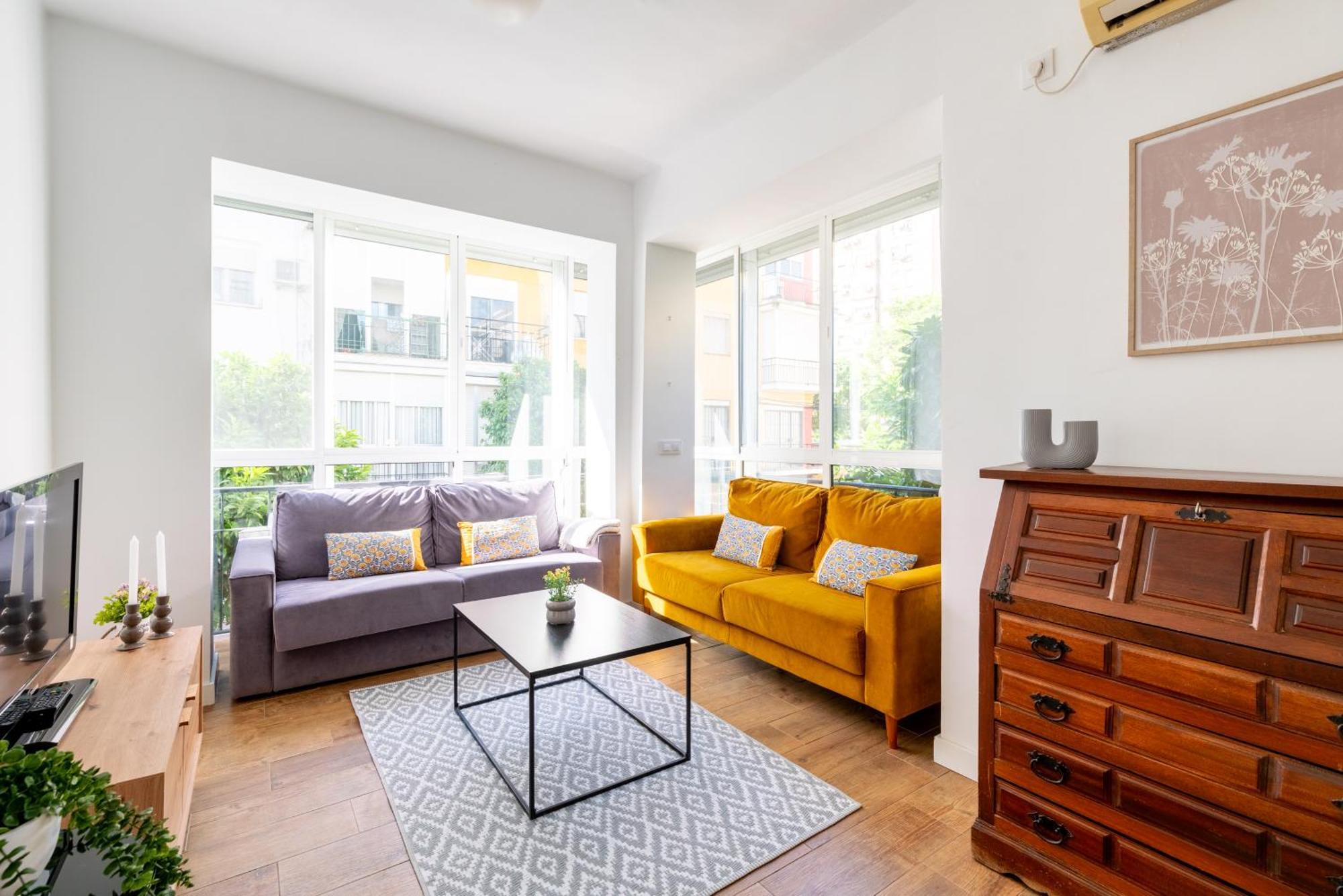 Confortable Apto. 3 Habitaciones Севиля Екстериор снимка