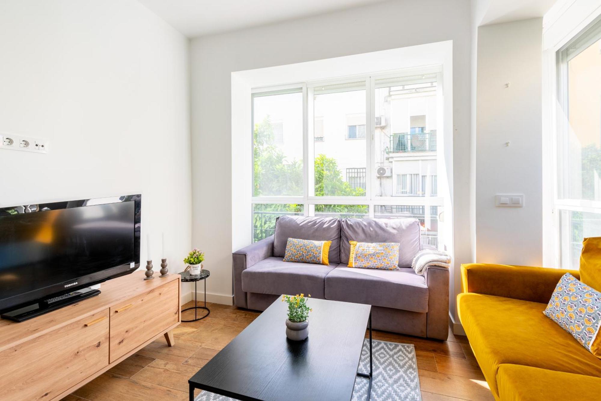 Confortable Apto. 3 Habitaciones Севиля Екстериор снимка